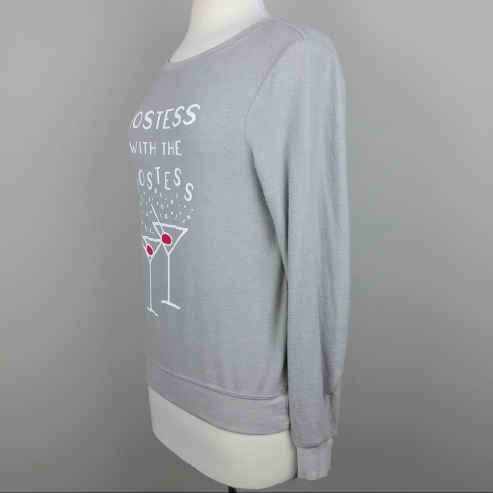 NEW {Wildfox} Hostess With The Mostess Sweatshirt - Picture 3 of 8